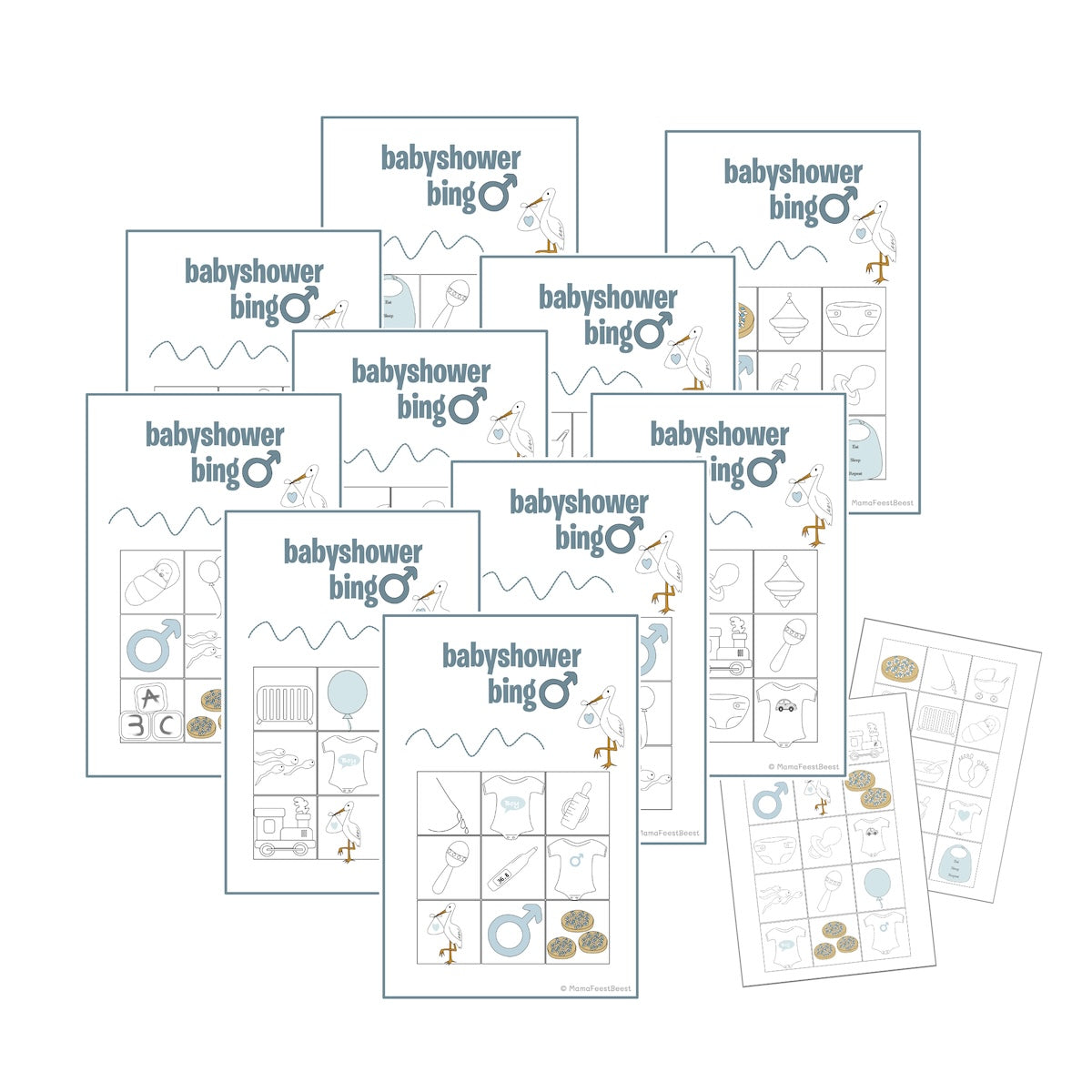 Babyshower printen - jongen