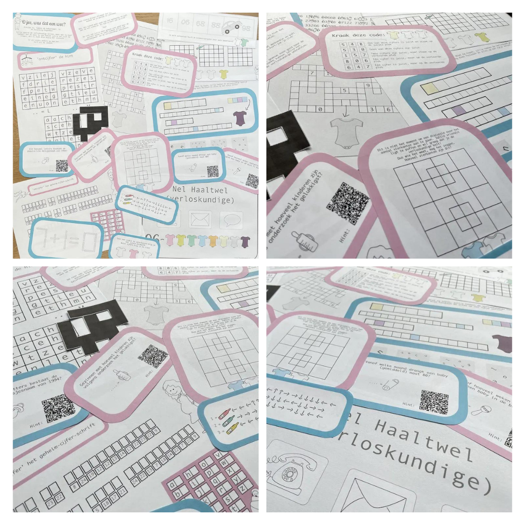 Babyshower escape spel