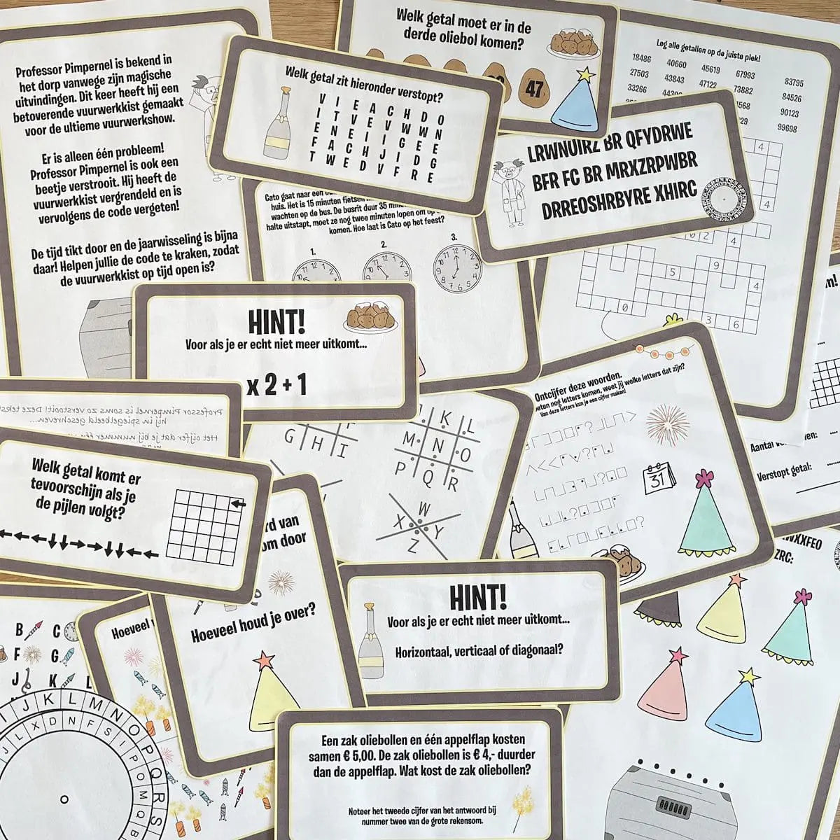 Oudejaarsavond Escape Room 10 t/m 12 jaar
