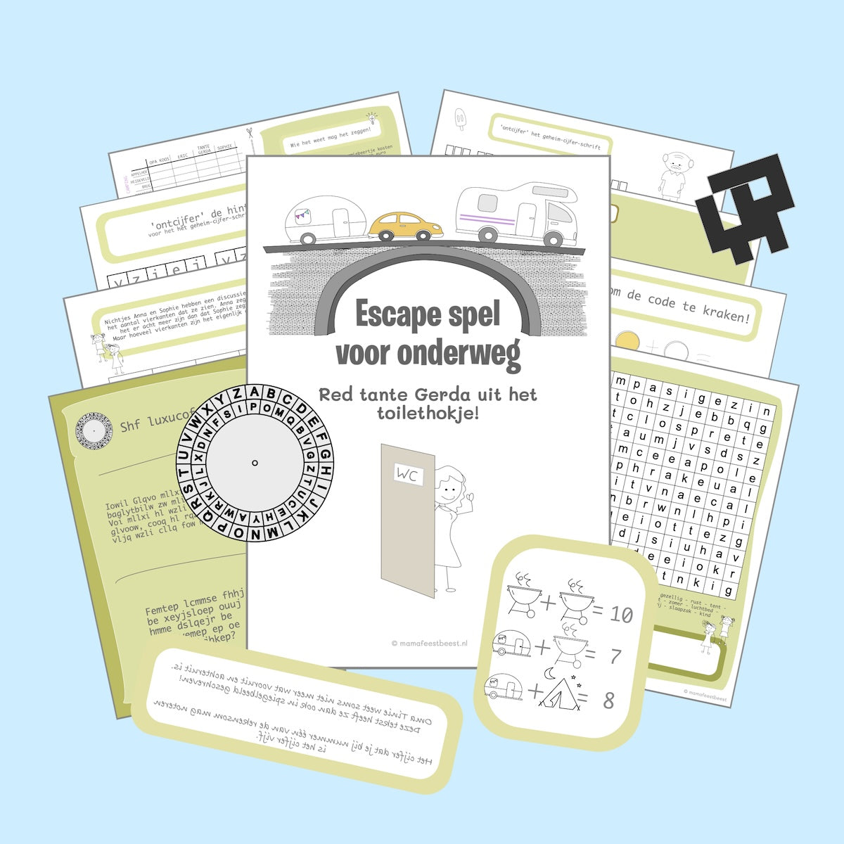 Escape spel voor onderweg