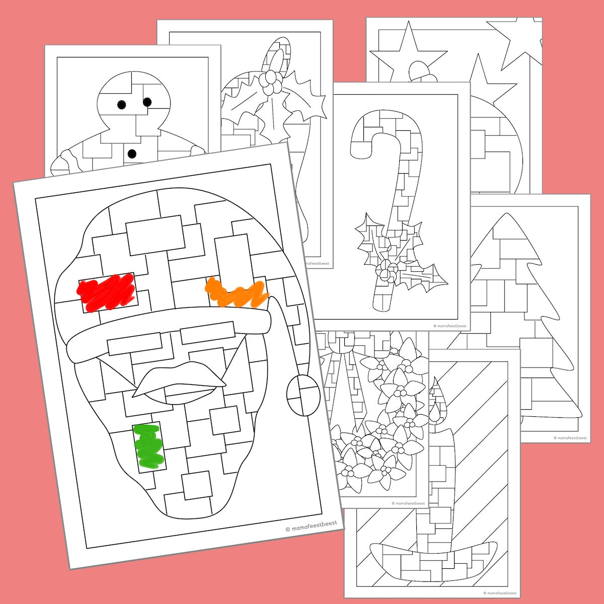 Kerst Kunst knutselpakket