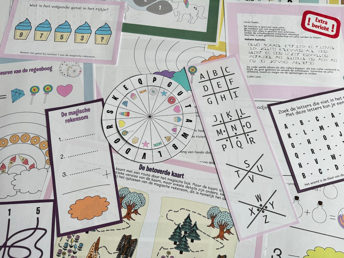 Escape room unicorn - Luna en de Regenboog kristallen