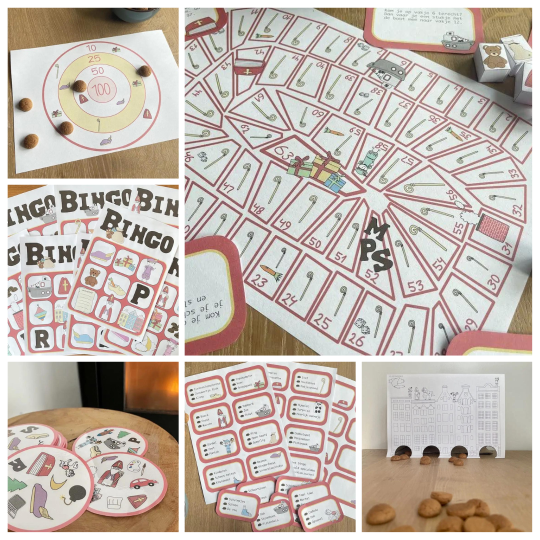 Sinterklaas spelletjes printen