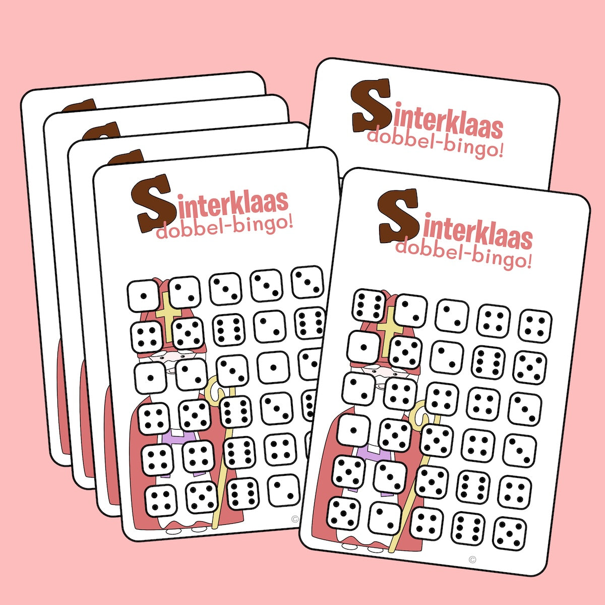 Sinterklaas dobbel-bingo