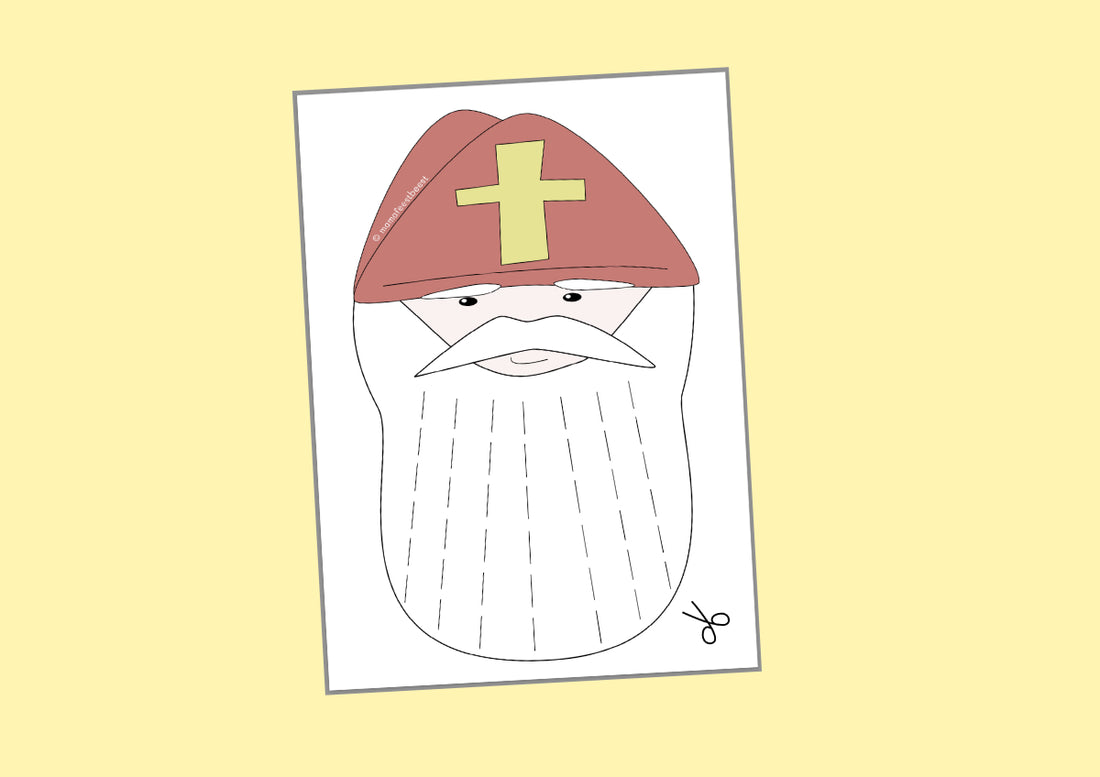 GRATIS: Knip de baard van SINT printable
