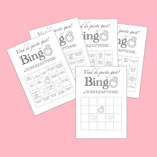 Bruiloft bingo