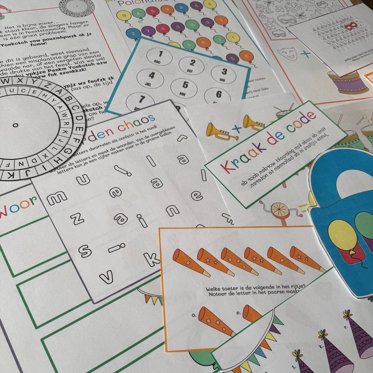 Carnaval Escape Room voor thuis