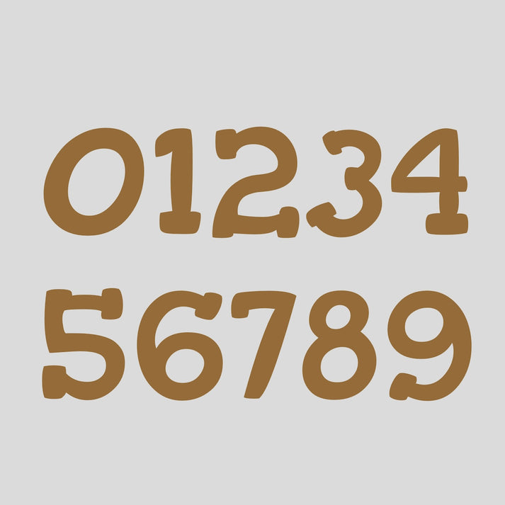 Letters en cijfers van karton – Mamafeestbeest