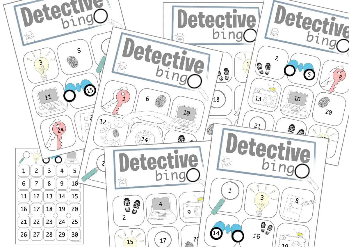 Detective kinderfeestje