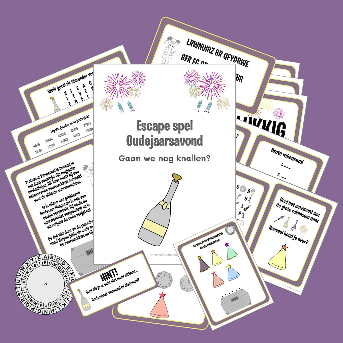 Oudejaarsavond Escape Room 10 t/m 12 jaar