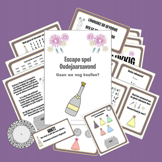 Oudejaarsavond Escape Room 10 t/m 12 jaar