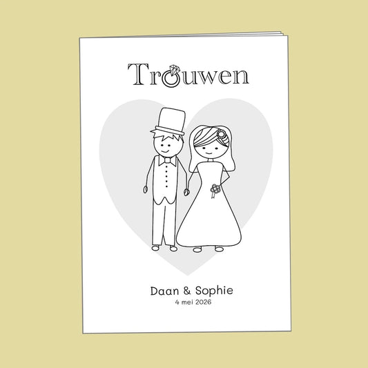 Gepersonaliseerd doe-boekje trouwen