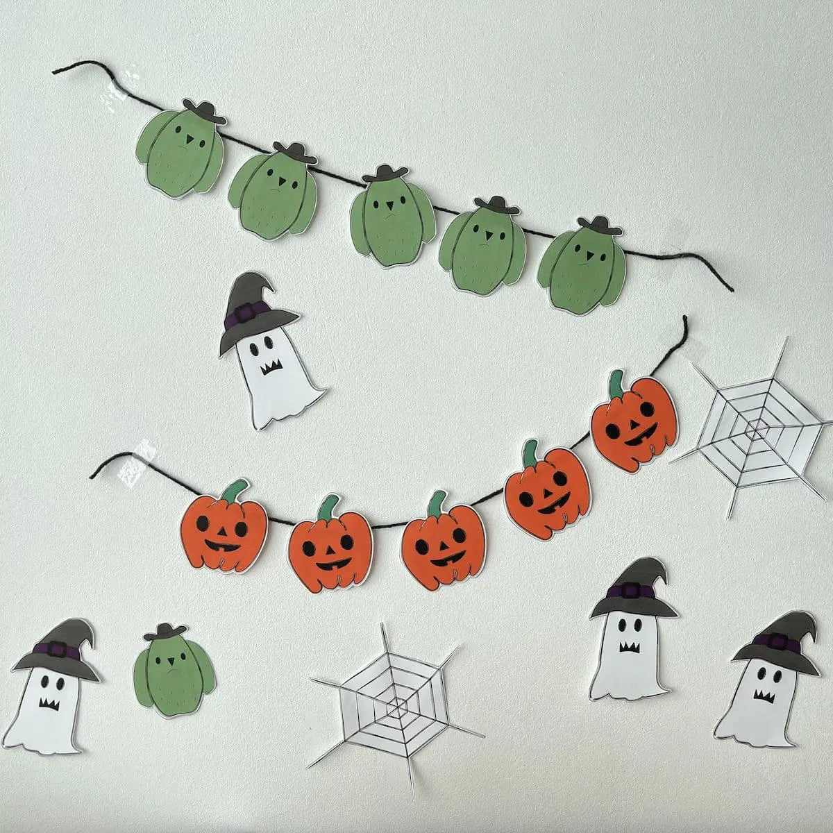Halloween slingers – monstertjes, spookjes, pompoenen & spinnenwebben