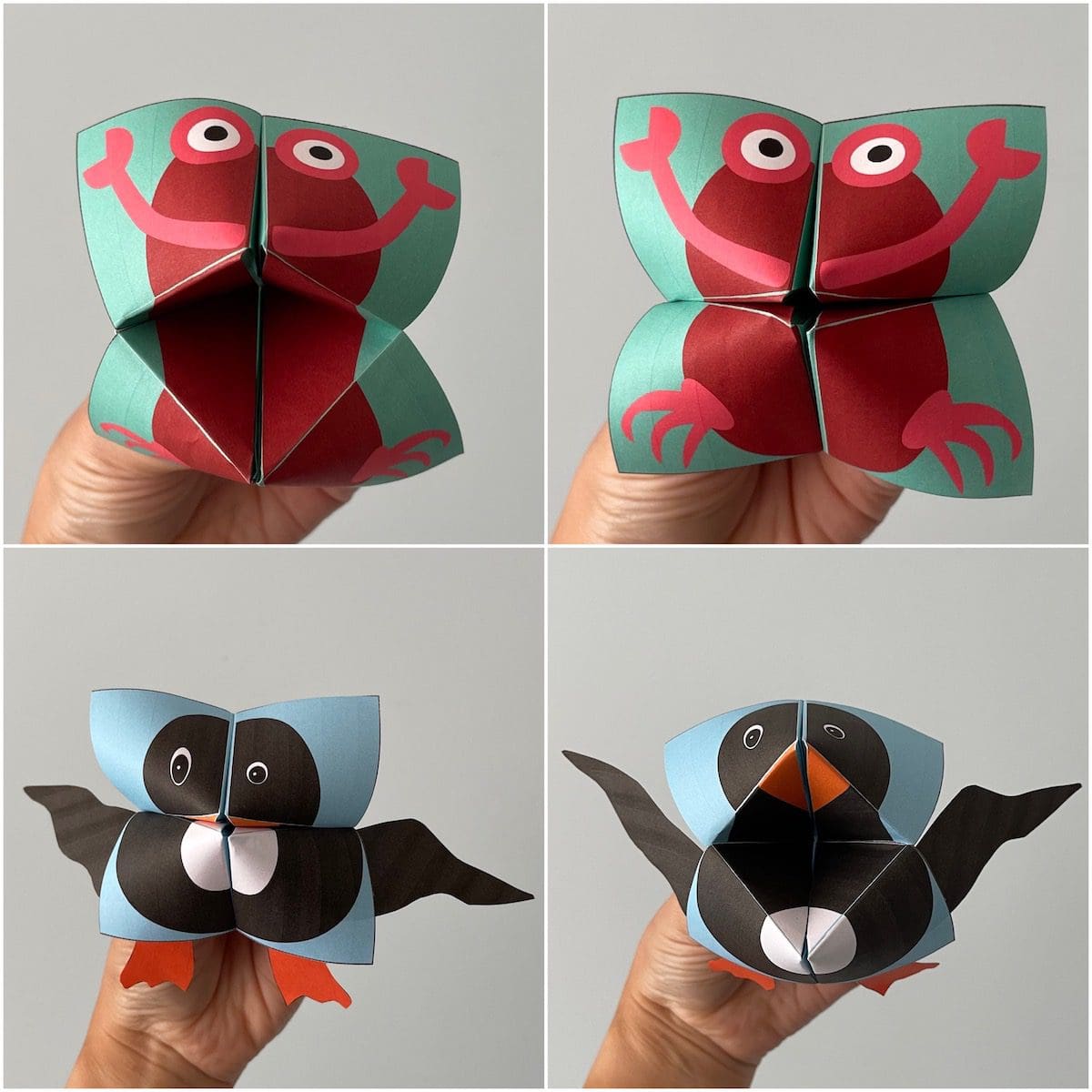 Dieren happertjes knutselen