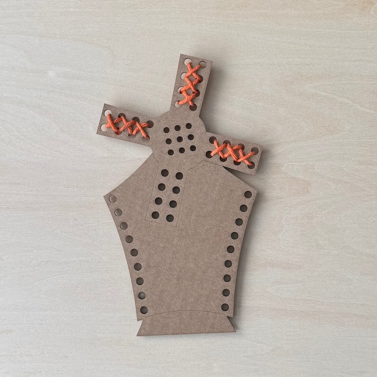 Kartonnen Hollandse figuren - borduren (3 stuks)