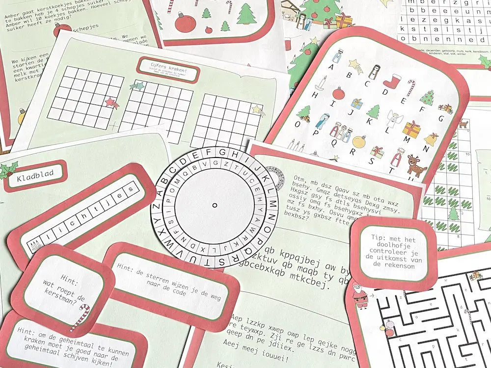 Kerst Escape Room voor thuis - de boze Kerstelf