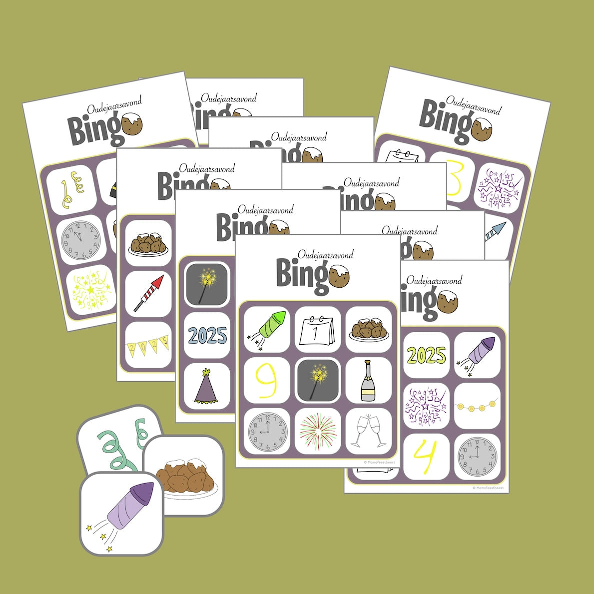 Oudejaarsavond bingo