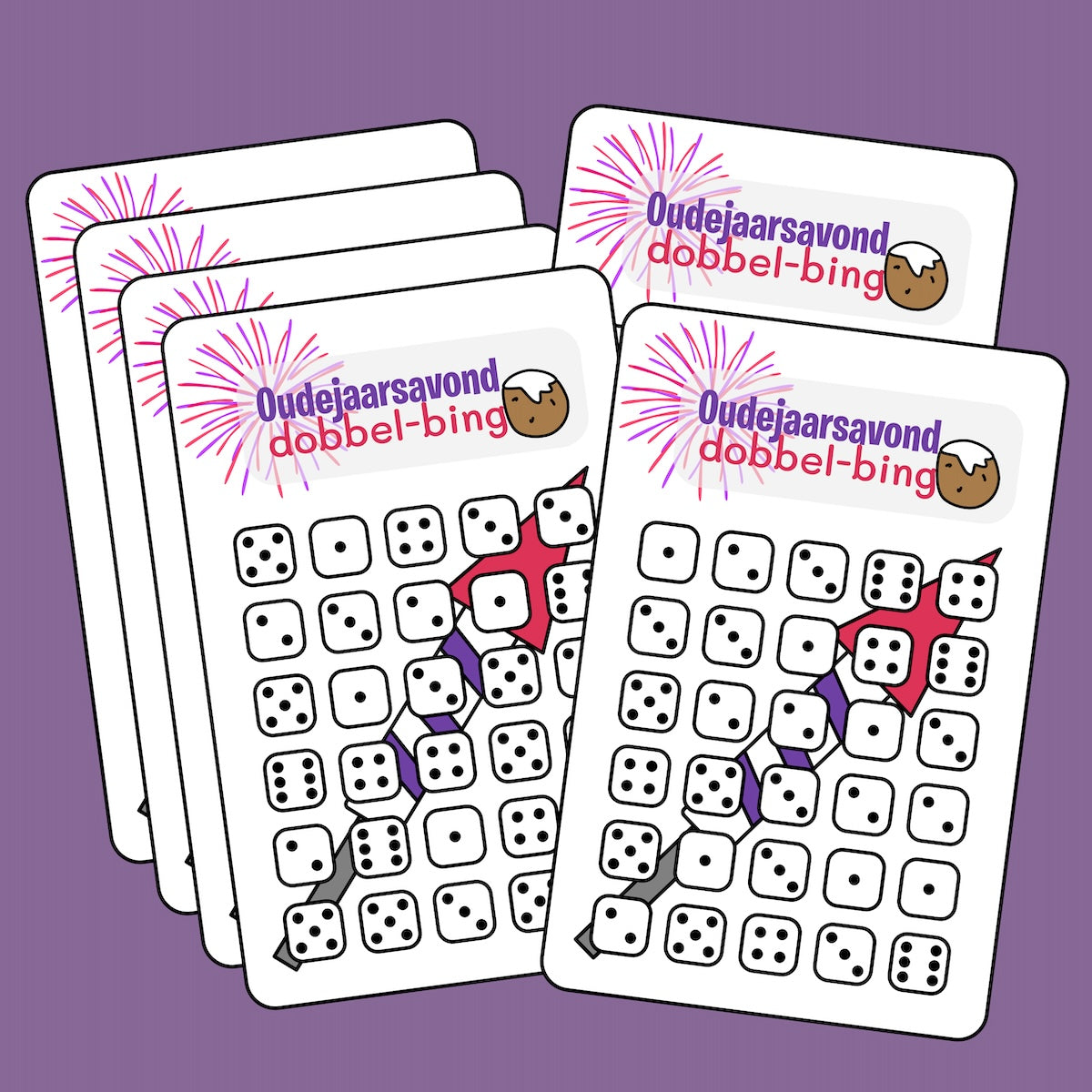 Oudejaarsavond dobbel-bingo
