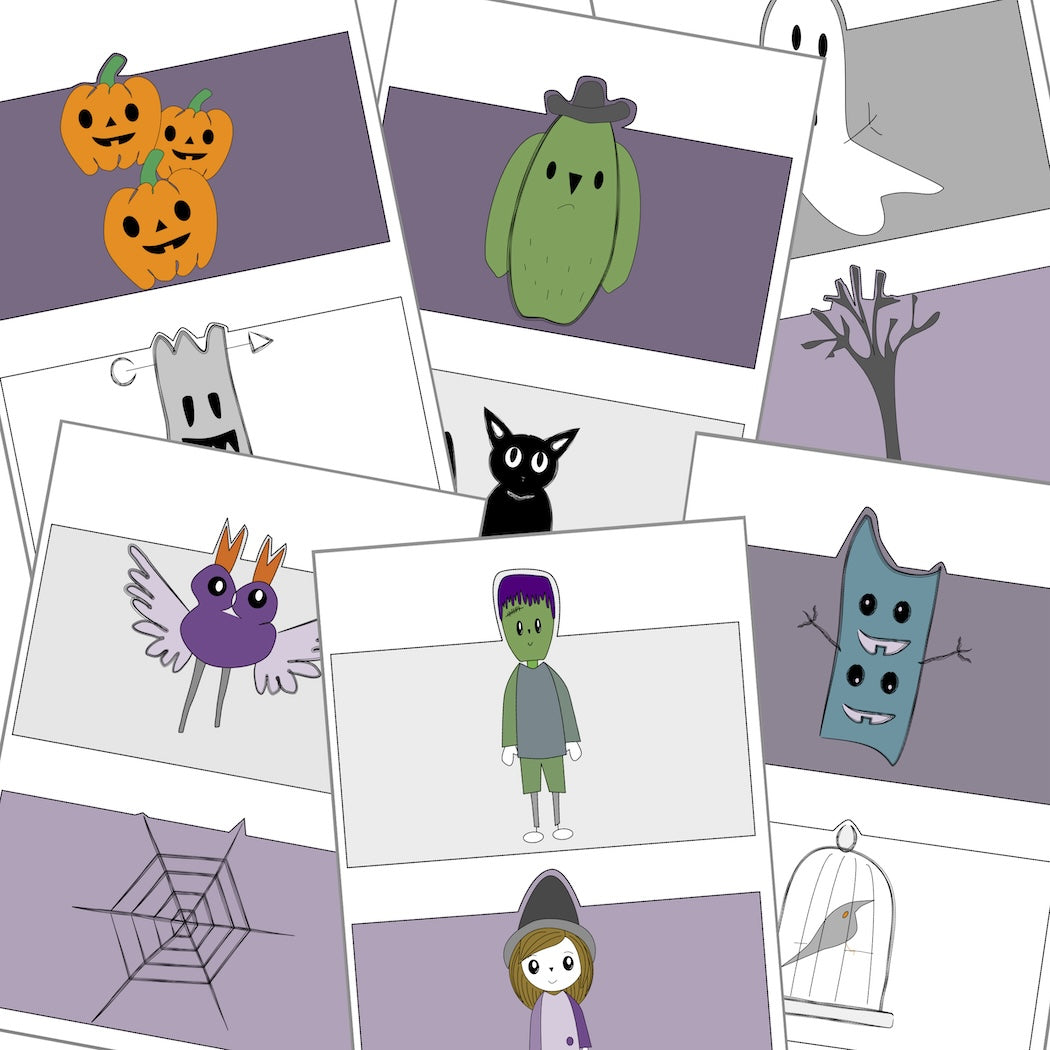 Wc-rol Halloweenfiguren knutselen
