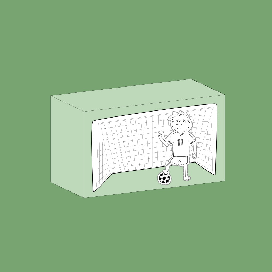 Voetbal surprise - doel