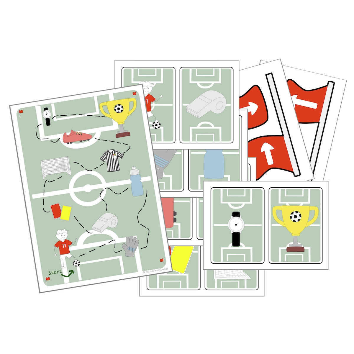 Speurtocht voetbalfeestje
