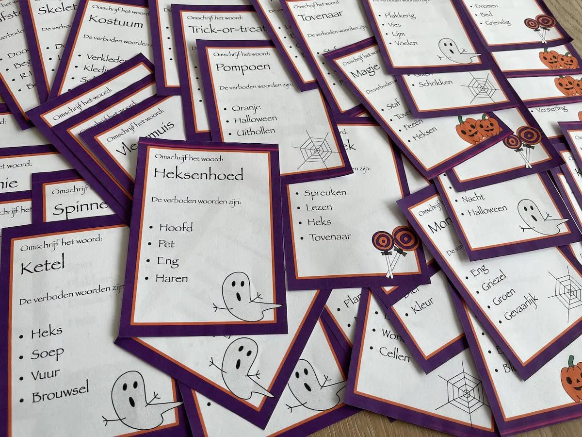 Halloween spel: Verboden woord