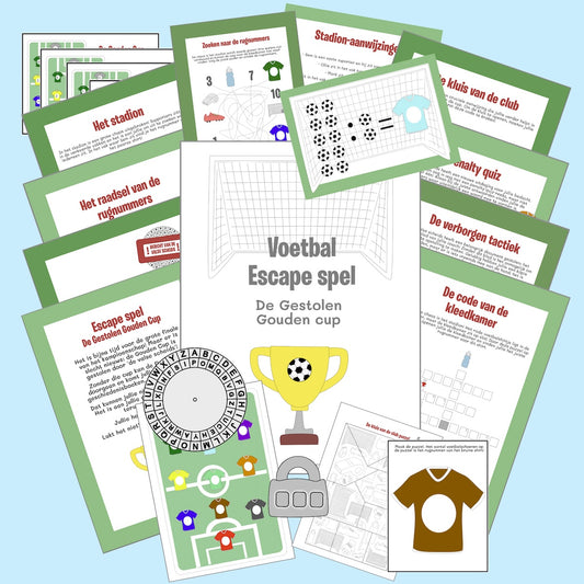 Escape room voetbal - De gestolen gouden cup