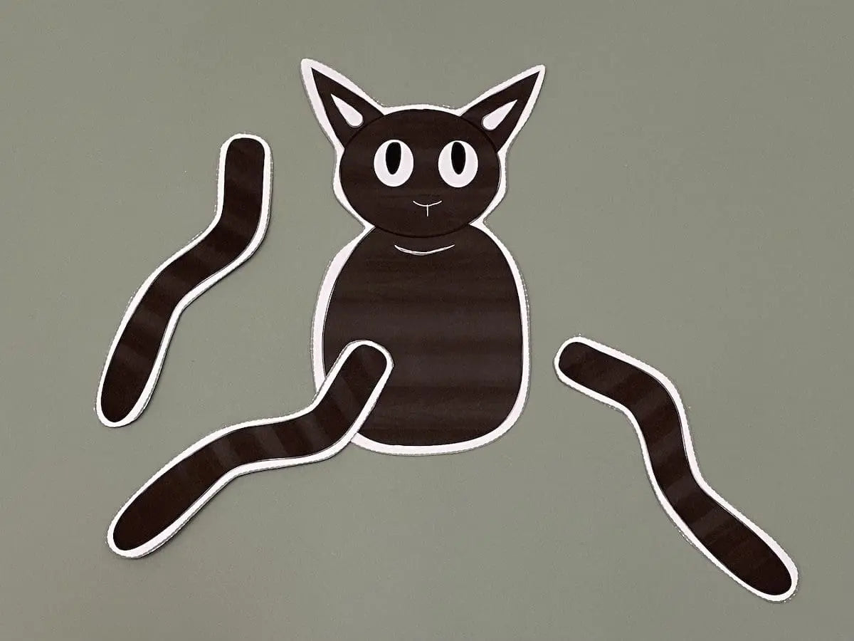 Prik de staart (Zwarte Kat)